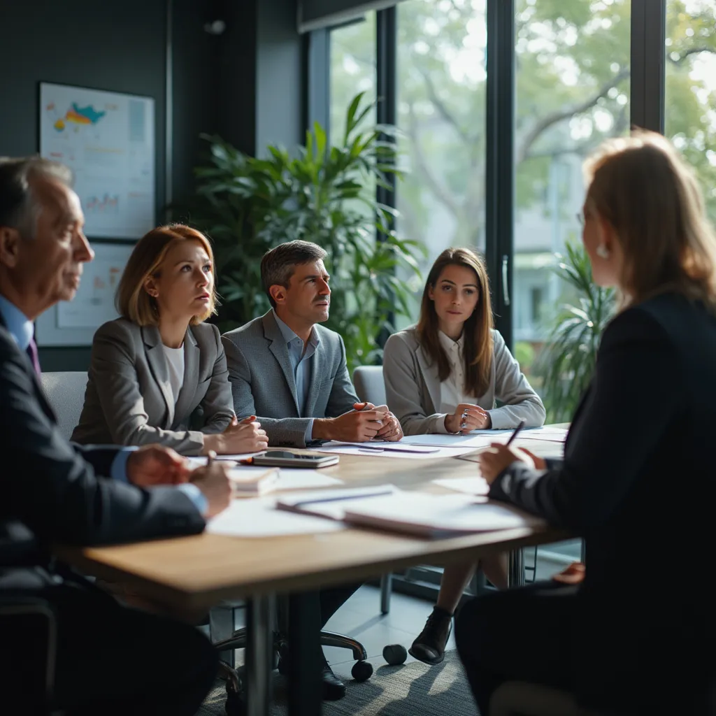 Oficina moderna de EmpresaGlobal