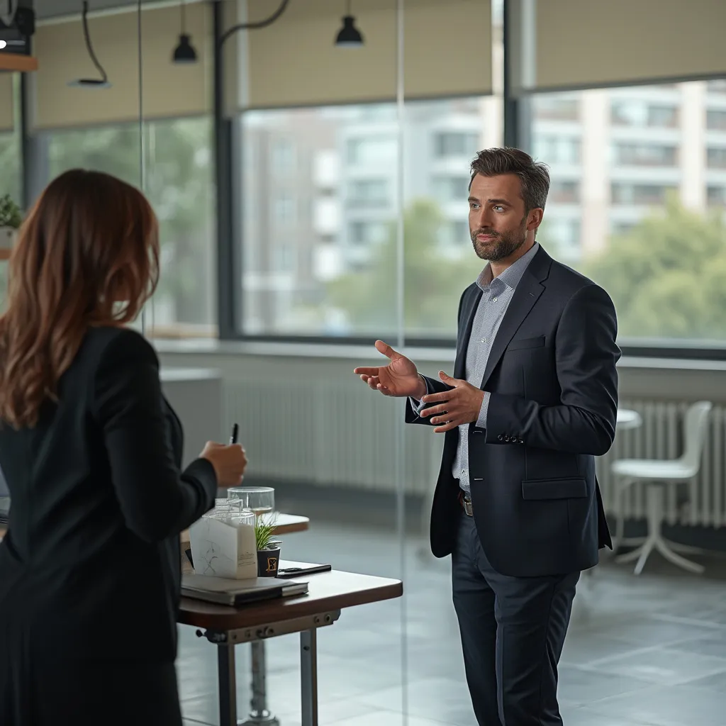 Profesionales haciendo networking en un evento corporativo